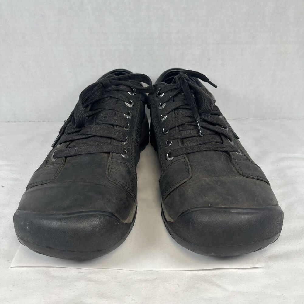 Keen Austin Oxford Shoes Leather Lace Up Casual Work Shoes Black Men 9.5 - Picture 6 of 8